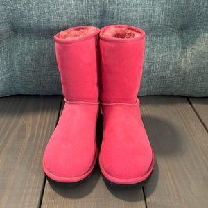 Ugg pink boots size 8